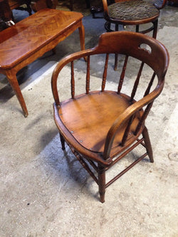 English Oak Captains Chair | Antique & Vintage | Moonee Ponds Antiques | Australia Wide Delivery