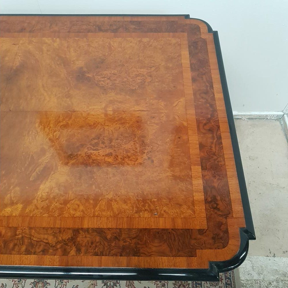 19th Century French Burr Walnut Salon Table | Antique & Vintage | Moonee Ponds Antiques | Australia Wide Delivery