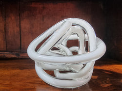 Italian Murano Twisted Glass Circular Knot Sculpture | Antique & Vintage | Moonee Ponds Antiques | Australia Wide Delivery