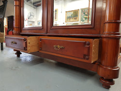 Antique French Henry II Style Mahogany Armoire | Antique & Vintage | Moonee Ponds Antiques | Australia Wide Delivery