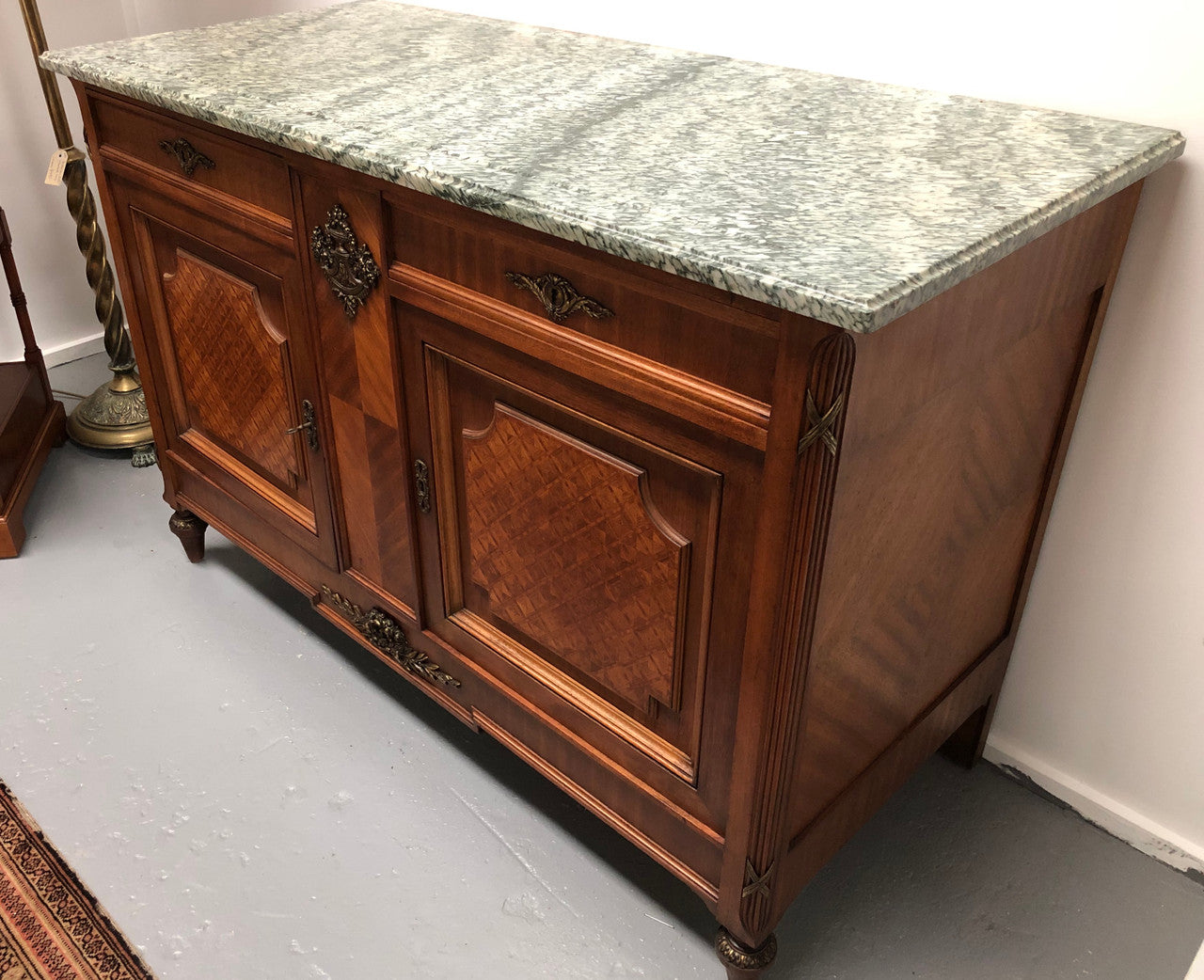 Louis XVI Style Inlaid Sideboard | Antique & Vintage | Moonee Ponds Antiques | Australia Wide Delivery