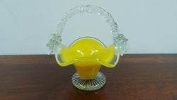 Art Glass Basket | Antique & Vintage | Moonee Ponds Antiques | Australia Wide Delivery