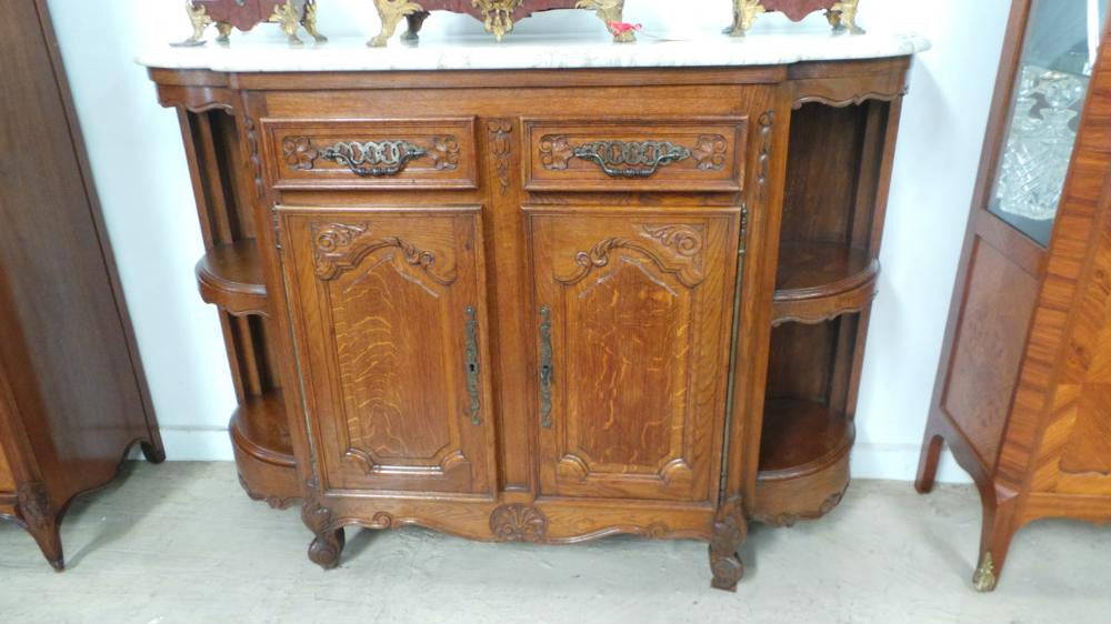 Beautiful Carved French Oak Buffet