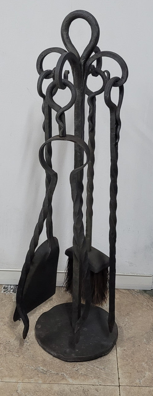 Vintage Art & Crafts Hand Wrought Fire Set | Antique & Vintage | Moonee Ponds Antiques | Australia Wide Delivery