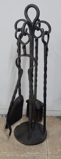 Vintage Art & Crafts Hand Wrought Fire Set | Antique & Vintage | Moonee Ponds Antiques | Australia Wide Delivery