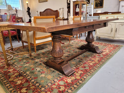 French Walnut Monastery Table With Two Internal Drawers | Antique & Vintage | Moonee Ponds Antiques | Australia Wide Delivery