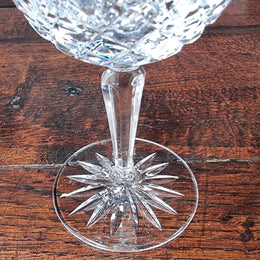 Lovely set of six crystal sweet glasses. In good original condition.