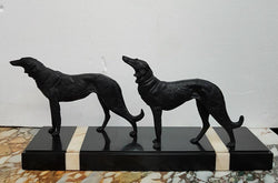 French Art Deco Dogs Sculpture | Antique & Vintage | Moonee Ponds Antiques | Australia Wide Delivery