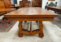 French Spanish Style Parquetry Top Extension Table | Antique & Vintage | Moonee Ponds Antiques | Australia Wide Delivery