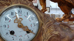 French Gilt Clock | Antique & Vintage | Moonee Ponds Antiques | Australia Wide Delivery