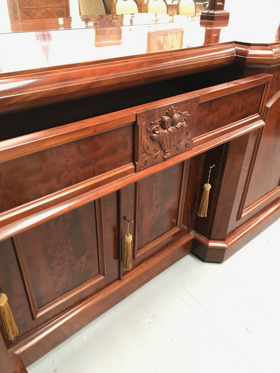 A Victorian Flame Mahogany Sideboard | Antique & Vintage | Moonee Ponds Antiques | Australia Wide Delivery