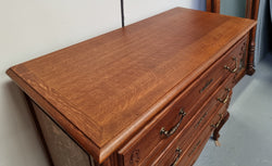 French Provincial Oak Chest of Three Drawers | Antique & Vintage | Moonee Ponds Antiques | Australia Wide Delivery