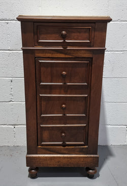 Lovely French Walnut Bedside Cabinet | Antique & Vintage | Moonee Ponds Antiques | Australia Wide Delivery