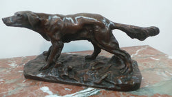 An Antique Classical French Bronze Of A Red Setter | Antique & Vintage | Moonee Ponds Antiques | Australia Wide Delivery