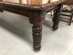Antique English Tudor Style Extension Table | Antique & Vintage | Moonee Ponds Antiques | Australia Wide Delivery