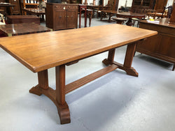 Fabulous Solid French Oak Dining Table | Antique & Vintage | Moonee Ponds Antiques | Australia Wide Delivery
