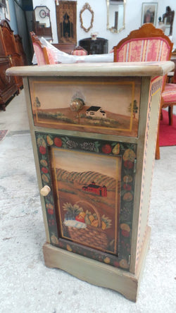 Decorative Hand painted Cupboard | Antique & Vintage | Moonee Ponds Antiques | Australia Wide Delivery