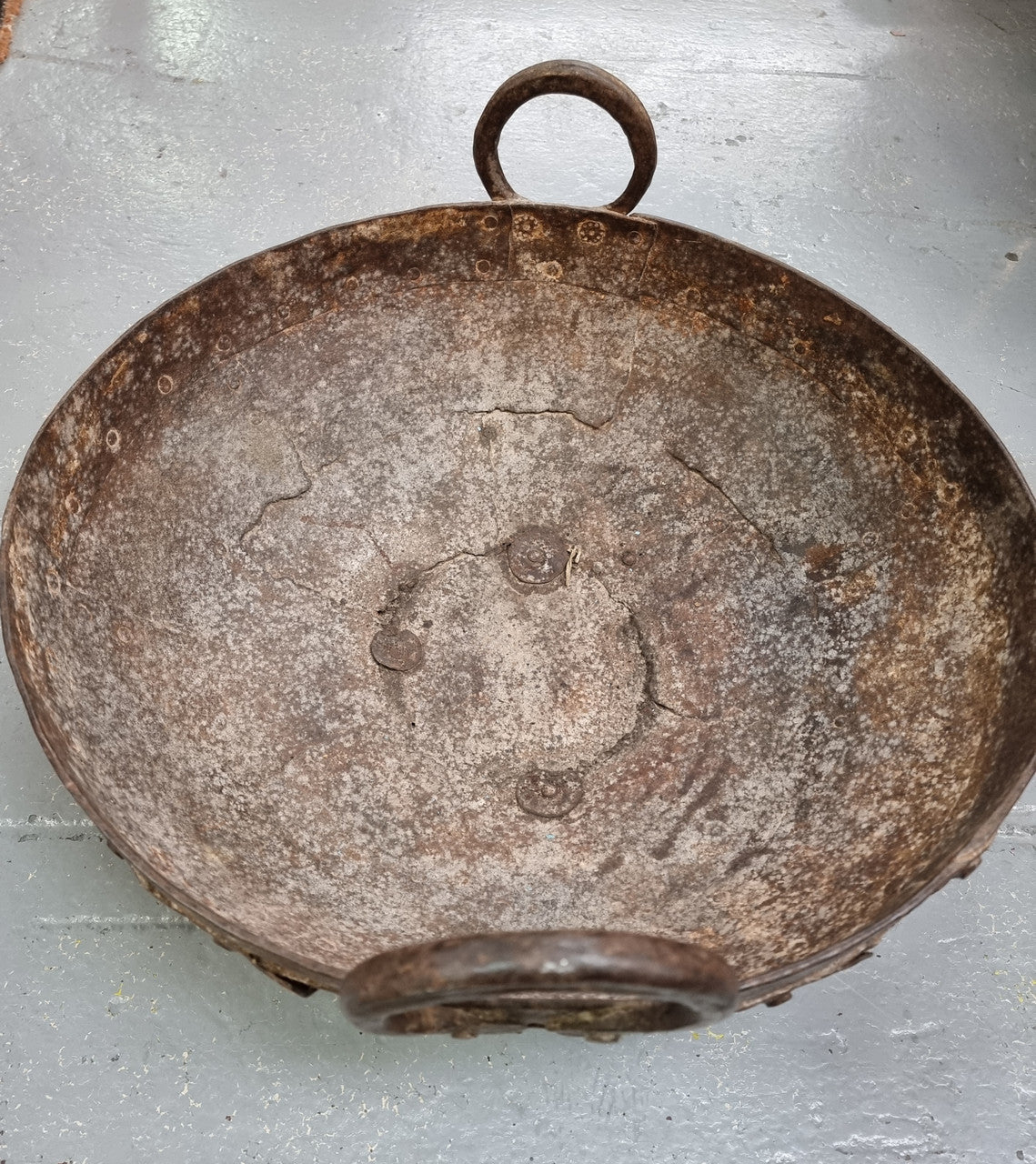 Early 19th Century Cast Iron Handled Pan
