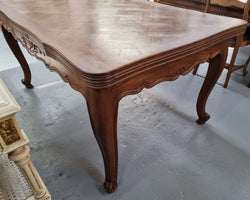 Oak Louis 15th Style Parquetry Top Extension Dining Table | Antique & Vintage | Moonee Ponds Antiques | Australia Wide Delivery