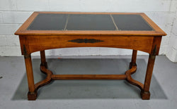 Empire Style Walnut Desk With Pull Out Writing Slides | Antique & Vintage | Moonee Ponds Antiques | Australia Wide Delivery