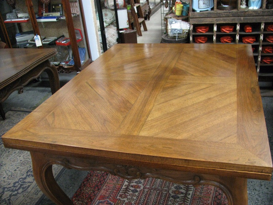 Fabulous French Walnut Extension Table | Antique & Vintage | Moonee Ponds Antiques | Australia Wide Delivery