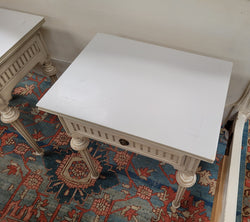 Pair Vintage French Louis 16th Style Bedside With Original Paint | Antique & Vintage | Moonee Ponds Antiques | Australia Wide Delivery
