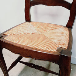 Set of six French Oak Chairs-1 | Antique & Vintage | Moonee Ponds Antiques | Australia Wide Delivery