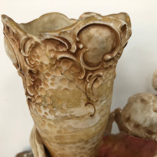 Pair Of Amphora Vases In Art Nouveau Style