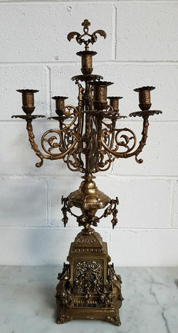 Pair of French Antique Bronze Candelabras | Antique & Vintage | Moonee Ponds Antiques | Australia Wide Delivery