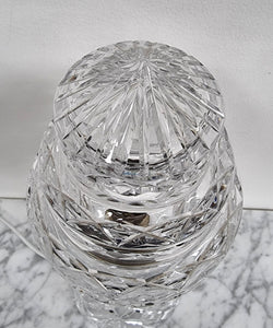 Beautiful Cut Crystal Decorative Table Lamp | Antique & Vintage | Moonee Ponds Antiques | Australia Wide Delivery