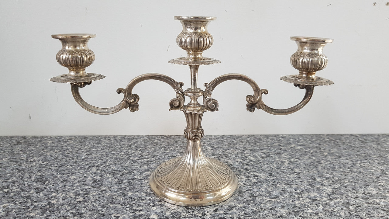 Three Candle Candelabra | Antique & Vintage | Moonee Ponds Antiques | Australia Wide Delivery