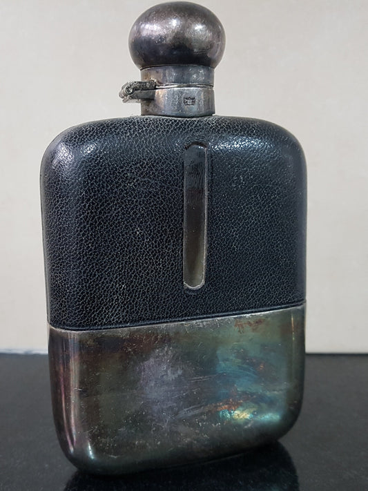 Rare Size Antique James Dixon & Sons Sheffield Quality Made Hip Flask