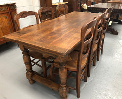 French 19th Century Extension Dining Table | Antique & Vintage | Moonee Ponds Antiques | Australia Wide Delivery