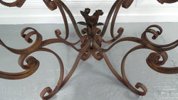Vintage French Style Wrought Iron Bakers Table | Antique & Vintage | Moonee Ponds Antiques | Australia Wide Delivery