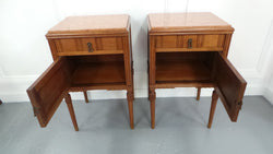 Fabulous Pair of French Bedside Cabinets | Antique & Vintage | Moonee Ponds Antiques | Australia Wide Delivery