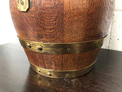 French Oak Coopered With Copper Large Wine Jug | Antique & Vintage | Moonee Ponds Antiques | Australia Wide Delivery