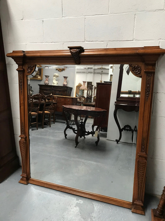 Large French Mantle Mirror
