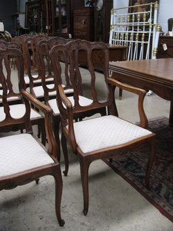 Gorgeous set of 8 french oak chairs | Antique & Vintage | Moonee Ponds Antiques | Australia Wide Delivery