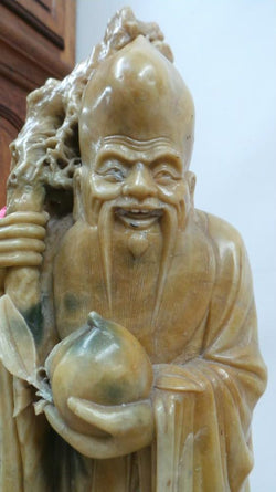 Fabulous Chinese Soapstone God. | Antique & Vintage | Moonee Ponds Antiques | Australia Wide Delivery