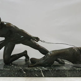 Art Deco Bronze Statue-1