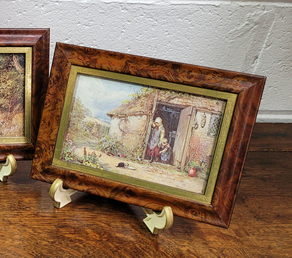 Delightful Myles Birket Foster framed prints, three different prints all nicely framed and in good original condition. Each print is being sold for $25 each