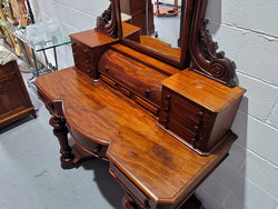 Beautiful Flame Mahogany Victorian Duchess Dressing Table | Antique & Vintage | Moonee Ponds Antiques | Australia Wide Delivery