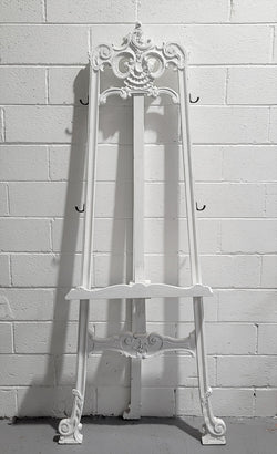 Rococo Style White Painted French Style Easel | Antique & Vintage | Moonee Ponds Antiques | Australia Wide Delivery