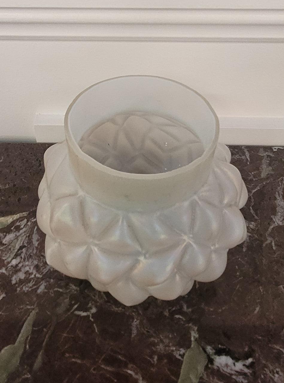 Iridescent Loetz Glass Vase with Flower Insert | Antique & Vintage | Moonee Ponds Antiques | Australia Wide