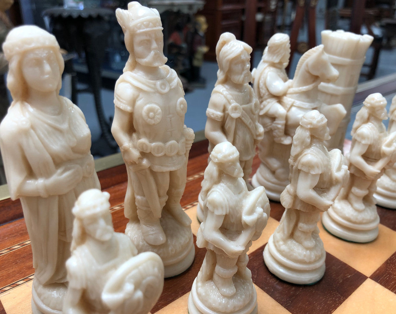 Beautiful Takaka  Handcrafted Marble Chess Set