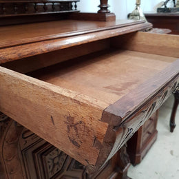 French Gothic Hall Cabinet