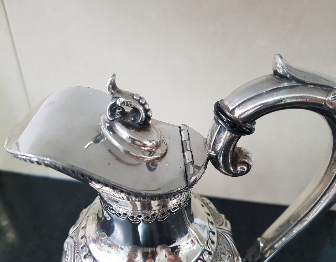 Victorian Silver Plated Claret Jug | Antique & Vintage | Moonee Ponds Antiques | Australia Wide Delivery