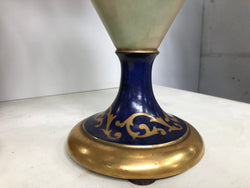 Pair Of French Antique Flower Decorated Vases | Antique & Vintage | Moonee Ponds Antiques | Australia Wide Delivery