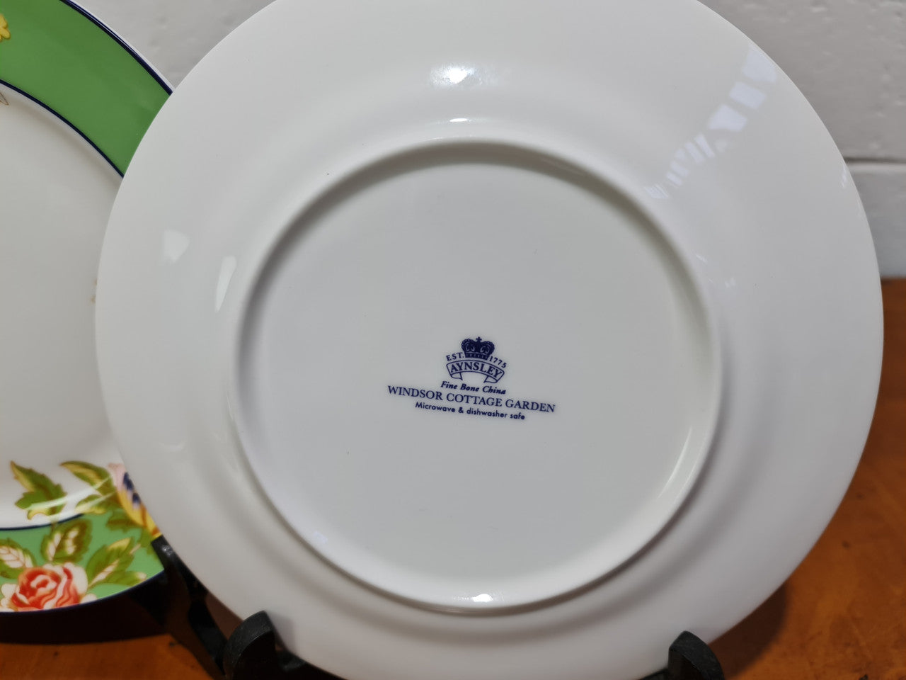 “Aynsley” Windsor Cottage Garden Set Of 4 Side Plates With Original Box
