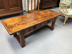 French Rustic Oak Coffee Table | Antique & Vintage | Moonee Ponds Antiques | Australia Wide Delivery